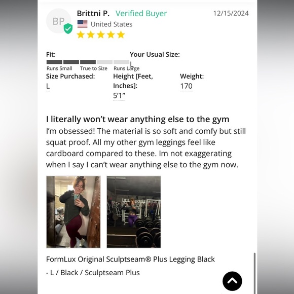 PARAGON FITWEAR FormLux Original Sculptseam Plus Legging XXL in Sienna NWT 106 - Picture 14 of 15